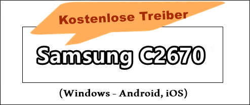 Samsung SL-C2670 Treiber und Installations (Deutsche) – Multifunktions