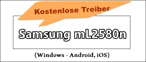 Samsung mL2580n treiber drucker